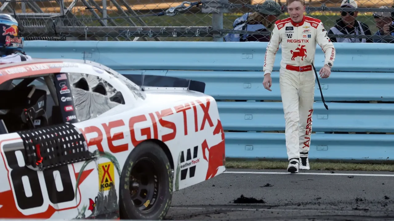NASCAR Driver Connor Zilisch Breaks Collarbone While Celebrating Victory: A Tale of Triumph and Tumble