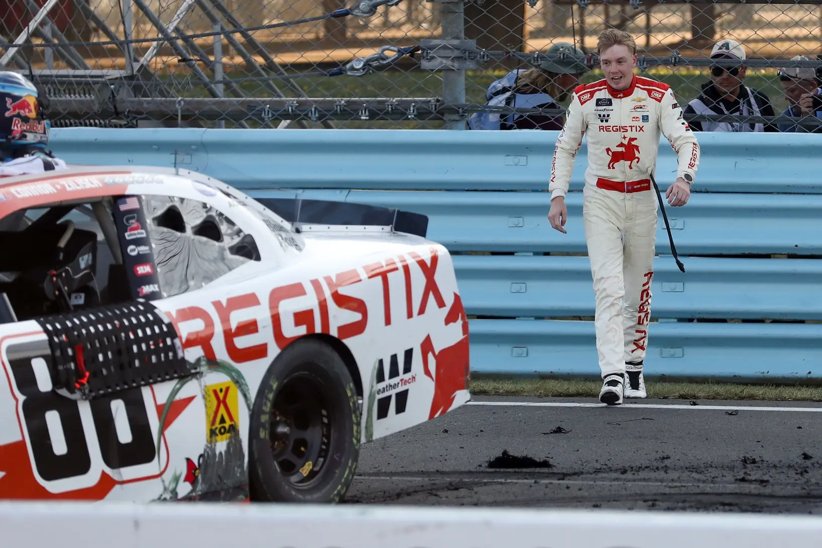 NASCAR Driver Connor Zilisch Breaks Collarbone While Celebrating Victory: A Tale of Triumph and Tumble