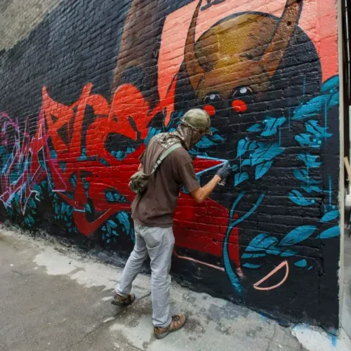 When Art Takes Over the Streets: Katharina Grosse's Bold Spray Paint Transformation of Basel's Messeplatz