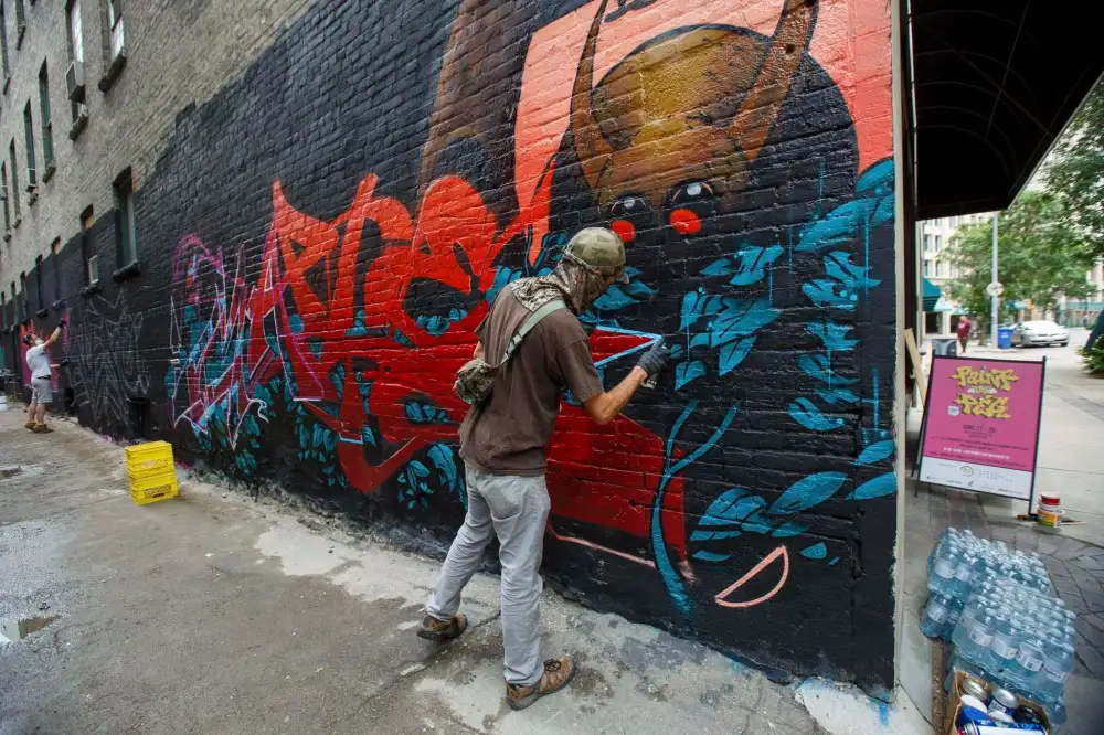 When Art Takes Over the Streets: Katharina Grosse's Bold Spray Paint Transformation of Basel's Messeplatz